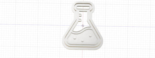 3D Model to Print Your Own Lab Beaker Cookie Cutter DIGITAL FILE ONLY