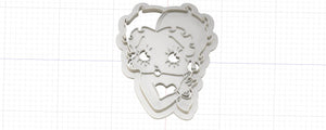 3D Printed Betty Boop Cookie Cutter