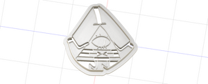 3D Printed Cookie Cutter Inspired by Gravity Falls Bill Cipher