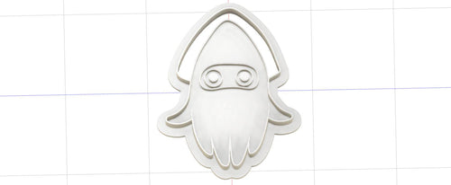 3D Printed Super Mario Blooper Squid Cookie Cutter