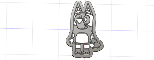 3D Model to Print Your Own Bluey Cookie Cutter DIGITAL FILE ONLY