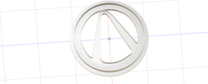 3D Printed Cookie Cutter Inspired by Borderlands Logo