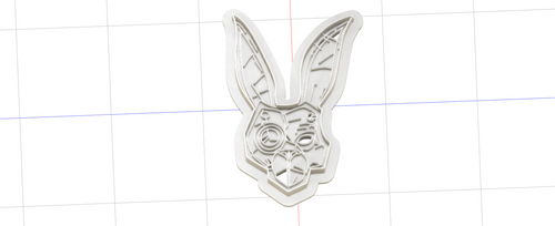3D Model to Print Your Own Cookie Cutter Inspired by Borderlands Tiny Tina Mask DIGITAL FILE ONLY