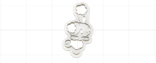 3D Model to Print Your Own Pokemon Buneary Cookie Cutter DIGITAL FILE ONLY