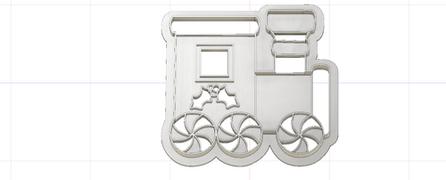 3D Model to Print Your Own Candy Train Cookie Cutter DIGITAL FILE ONLY