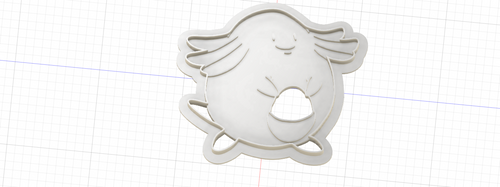 3D Model to Print Your Own Pokemon Chansey Cutter DIGITAL FILE ONLY