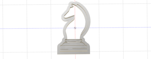 3D Model to Print Your Own Knight Chess Piece Cookie Cutter Pack DIGITAL FILE ONLY