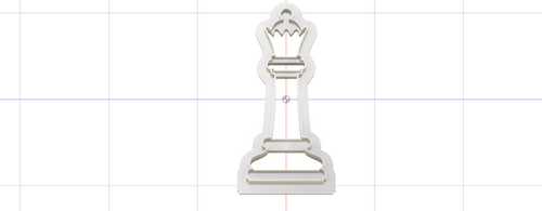 3D Model to Print Your Own Queen Chess Piece Cookie Cutter Pack DIGITAL FILE ONLY