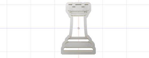 3D Model to Print Your Own Rook Chess Piece Cookie Cutter Pack DIGITAL FILE ONLY
