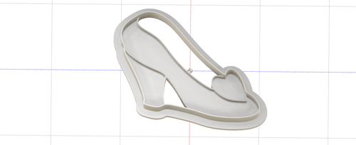 3D Model to Print Your Own Cinderella Slipper Cookie Cutter DIGITAL FILE ONLY