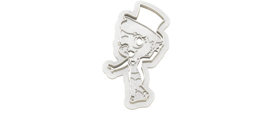 3D Printed Rocky Horror Picture Show Columbia Cookie Cutter