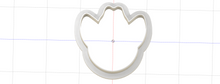 Load image into Gallery viewer, 3D Printed Cowboy Smiley Face Emoji Heart Cookie Cutter