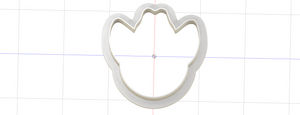 3D Printed Cowboy Smiley Face Emoji Heart Cookie Cutter