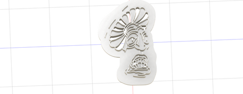 3D Model to Print Your Own Crazy Mushroom Cookie Cutter DIGITAL FILE ONLY