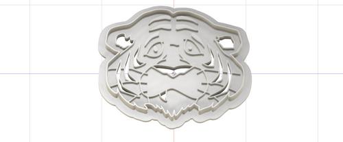 3D Model to Print Your Own He-Man Cringer Tiger Cookie Cutter DIGITAL FILE ONLY