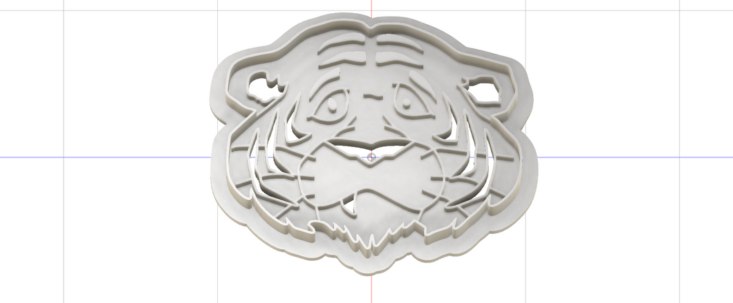 3D Printed He-Man and The Masters of the Universe Cringer Tiger Cookie Cutter