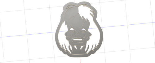 3D Model to Print Your Own Cruella Deville Cookie Cutter DIGITAL FILE ONLY
