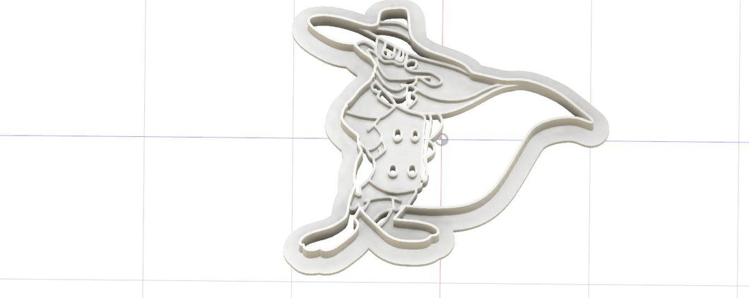 3D Printed Disney Darkwing Duck Cookie Cutter