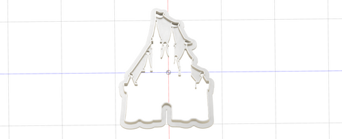 3D Printed Cookie Cutter Inspired by the Disney Castle