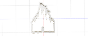3D Printed Cookie Cutter Inspired by the Disney Castle