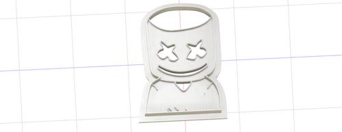 3D Model to Print Your Own DJ Marshmallow Cookie Cutter DIGITAL FILE ONLY