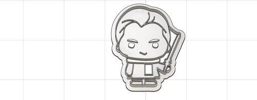 3D Model to Print Your Own Draco Malfoy Cookie Cutter DIGITAL FILE ONLY