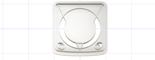 3D Model to Print Your Own Cookie Cutter Inspired by Sega Dreamcast DIGITAL FILE ONLY