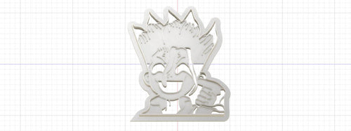3D Printed Dr. Stone Senku Cookie Cutter