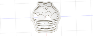 3D Printed Easter Basket Cookie Cutter