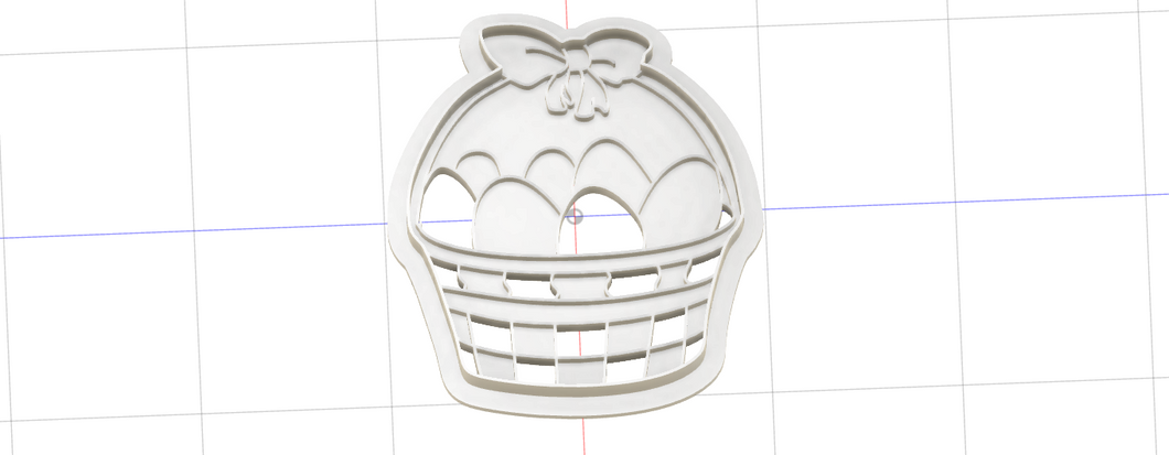3D Printed Easter Basket Cookie Cutter