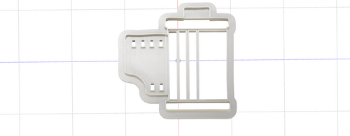 3D Model to Print Your Own Film Roll Cookie Cutter DIGITAL FILE ONLY