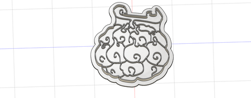 3D Model to Print Your Own One Piece Ace Flame Flame Fruit Cookie Cutter DIGITAL FILE ONLY