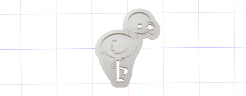 3D Model to Print Your Own Flamingo Cookie Cutter Pack DIGITAL FILE ONLY