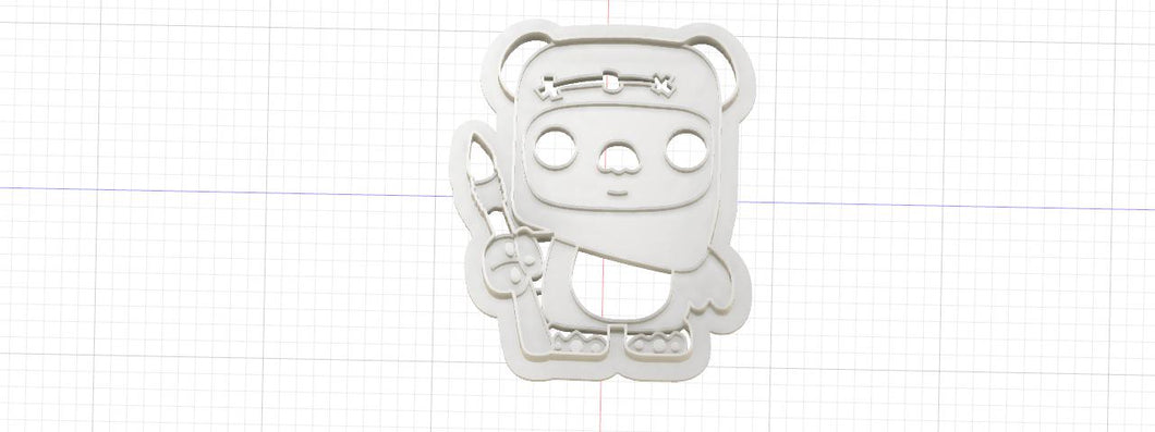 3D Printed Funko Ewok Cookie Cutter