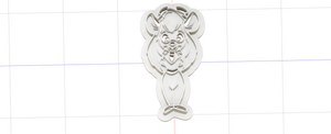 3D Printed Gadget Mouse Rescue Ranger Cookie Cutter