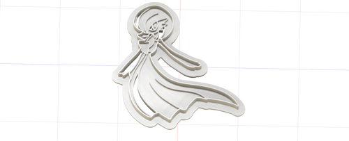 3D Model to Print Your Own Pokemon Gardevoir Cookie Cutter DIGITAL FILE ONLY