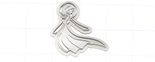 3D Printed Pokemon Gardevoir Cookie Cutter