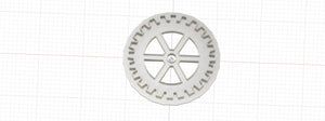 3D Printed Steampunk Gear Cookie Cutter