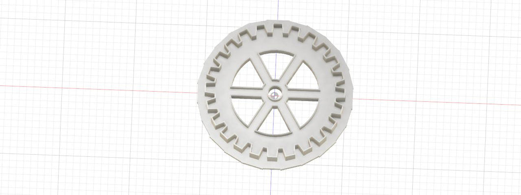 3D Printed Steampunk Gear Cookie Cutter