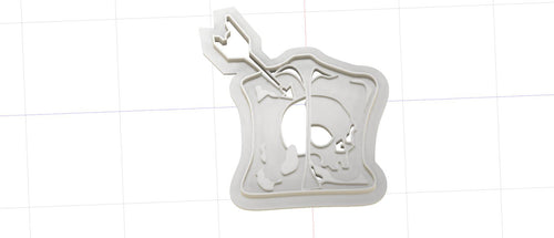 3D Printed Gelatinous Cube Cookie Cutter