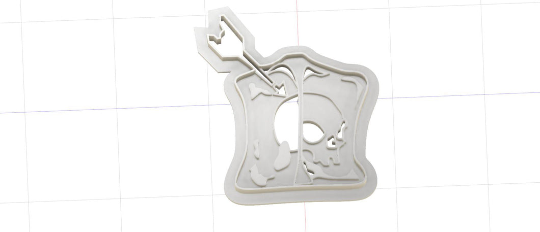 3D Printed Gelatinous Cube Cookie Cutter