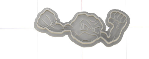 3D Model to Print Your Own Pokemon Geodude Cookie Cutter DIGITAL FILE ONLY