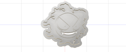 3D Model to Print Your Own Cookie Cutter Inspired by Pokemon Ghastly DIGITAL FILE