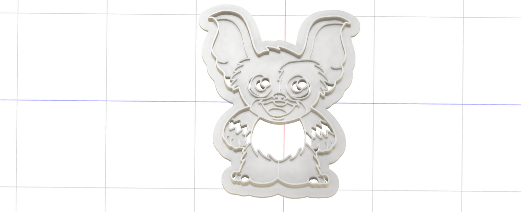 3D Printed Cookie Cutter Inspired by Gremlins Gizmo Fan Art