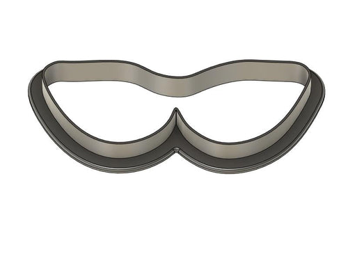 3D Model to Print Your Own Glasses Cookie Cutter DIGITAL FILE ONLY