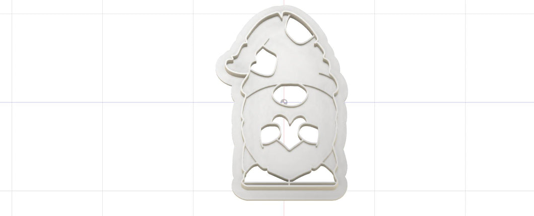 3D Printed Gnome Wishes Valentines Day Cookie Cutter