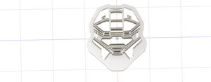 3D Printed Halo UNSC Master Chief Spartan Helmet Cookie Cutter