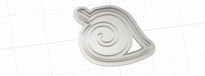 3D Printed Naruto Hidden Leaf Symbol Cookie Cutter