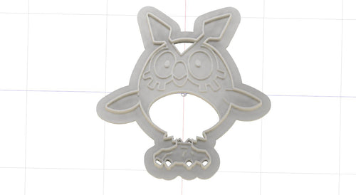 3D Model to Print Your Own Pokemon Hoot Hoot Cutter DIGITAL FILE ONLY
