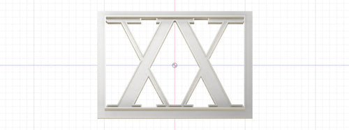 3D Model to Print Your Own Hunter Hunter Logo Cookie Cutter DIGITAL FILE ONLY